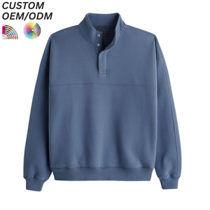 Sweat-shirt tricoté délavé pour homme, pull décontracté streetwear, personnalisation logo OEM ODM, support de marque, approvisionnement 100% - Product Image 6