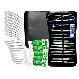 Ensemble d'instruments de chirurgie mineure professionnelle, kit complet d'outils chirurgicaux médicaux pour interventions mineures, soins des plaies, pansements, sutures - Product Image 2