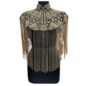 2026 Best Seller <b>Top</b> Quality Handmade <b>Sequin</b> Cape Dress for Women Fashion Available at Wholesale Price for Export - Product Image 1