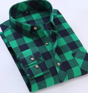 Chemises habillées à manches longues pour hommes, dernière collection, 100 % coton sergé, infroissables, respirantes, séchage rapide, col boutonné, automne - Product Image 5