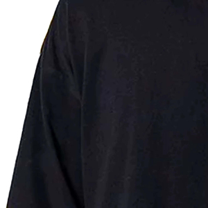 Camiseta de Manga Larga Oversize para Hombre, Negra con Rayas en Contraste, Cuello Redondo, Estilo Urbano, Tejido de Algodón - Product Image 5