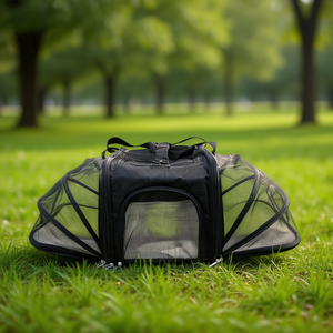 Yommy Pet Travel <b>Bag</b> 45x29x29cm Mesh Carrier For <b>Small</b> Pets - Product Image 3