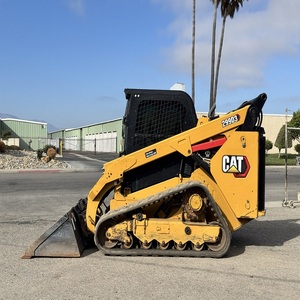 รถตักล้อยาง Cat 299D3 พร้อมหัวบดสำหรับงานดิน เครื่องยนต์ Perkins ปั๊มมอเตอร์เกียร์บ็อกซ์ประสิทธิภาพสูง - Product Image 2