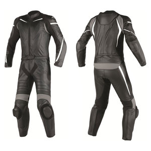 One-piece Leather Motorcycle Suit Windproof Plus Size Anti-Fall Wear-Resistant Men's Racing Sportswear - Product Image 2