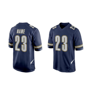 Maillot de football américain personnalisé en gros, nouvelle collection, livraison immédiate, uniforme à manches courtes, 100 % polyester, impression sublimée - Product Image 3