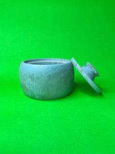 Ensemble de boîtes en résine faites à la main de luxe avec plateau décoratif, design élégant en perles et feuilles d'or pour la décoration et le rangement de la maison - Product Image 2