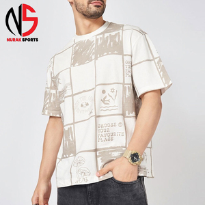 Camiseta de Hombre Personalizada, 100% Algodón, 220GSM, Transpirable, Hombros Caídos, Cuello Redondo, Corte Holgado, Estilo Vintage 2026 - Product Image 5