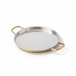 Brass Dosa Tawa with Insulated Handles, 12 "(30 cm) <b>Tin</b> Coated Brass Dosa Tava with Ayurvedic Benefits | Naturally Nonstick and - Product Image 1