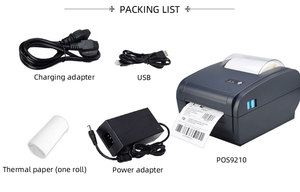 Hiệu quả 4 inch Máy in nhiệt tốc độ cao 4 inch Máy in mã vạch nhiệt in hóa đơn nhanh chóng - Product Image 6