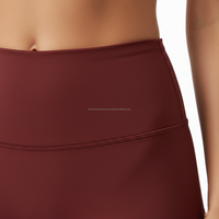 Ensemble de yoga 2 pièces taille haute pour femmes grandes tailles : soutien-gorge de sport et short – Tenue de fitness en nylon et élasthanne à séchage rapide et respirante pour la gym et l'entraînement
