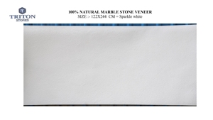 Revestimiento de Piedra de Mármol Blanco Natural con Diseño de Ondas, Panel Decorativo para Pisos | Fabricante y proveedor de losas de mármol de la India - Product Image 3