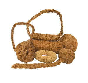 BEST SELLING Vietnam Origin Coconut Fiber Dog Chew Toys | Natural Dental Floss Effect & Anxiety Relief - Product Image 3