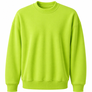 Latest Design Daily Wear 100% Cotton Material Drop Shoulder Sweatshirts for Women's Breathable Loose Fit Casual Style Mockneck - Product Image 2