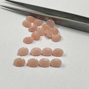 Quartz de goyave rose naturel fait à la main coupe ovale pierre précieuse en vrac AAA Grade 10mm x 12mm pierre de meilleure qualité pour de superbes bijoux - Product Image 4