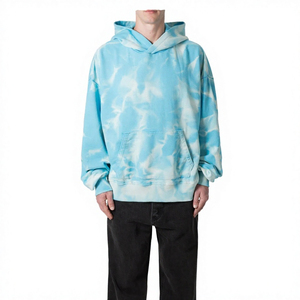 Wholesale Men's Oversized <b>Hooded</b> <b>Fleece</b> Knitted Casual Winter Pullover Sweatshirt Pocket Regular Fit Eco-Friendly OEM/ODM - Product Image 4