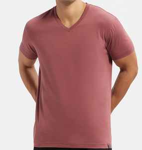 Camiseta Básica de Algodón Premium para Hombre, Corte Regular, Ligera, Manga Corta, Lisa, Informal, para Moda Urbana, OEM, ODM, Personalizada - Product Image 5