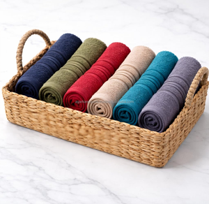 Serviettes de toilette en coton premium 500 GSM, douces et en tissu éponge, pour hôtel, salle de bain et salon - Product Image 6