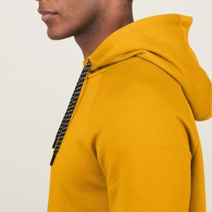Sudadera con Capucha Deportiva Mustard Gold para Hombre, Premium, Corte Ajustado, Suave, Informal, Estilo Urbano, Cálida, para Uso Diario - Product Image 3