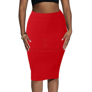 Fashionable Pencil Skirt Women Premium Fabric Tailored Fit <b>Classic</b> Office Skirt Custom Logo Free Design Support - Product Image 4