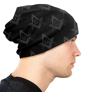 Gorro de Invierno Masónico Bordado, Gorro de Punto Cálido, Gorro de Esquí Masónico de Alta Calidad, Gorros de Punto Personalizados al por Mayor - Product Image 6