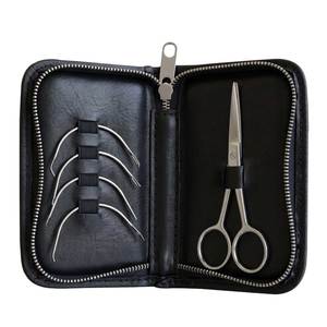 Hair Extension Pulling <b>Needle</b> Set with Scissors and Storage Pouch Styling Accessories Hook <b>Needles</b> and Travel Storage <b>Case</b> - Product Image 2