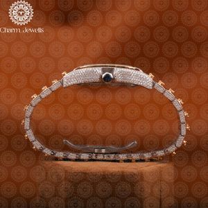 Reloj de Lujo para Hombre Charm Jewells, de Acero Inoxidable, con Esfera Analógica, Cristal, Movimiento Mecánico, Botón de Presión, Cierre Oculto, 40 mm, 10 Bar - Product Image 3