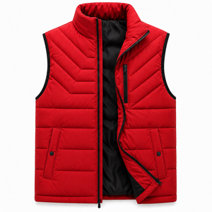 <b>Men's</b> Lightweight <b>Warm</b> Vest Insulated Quilted Puffer Sleeveless <b>Jacket</b> for Casual Fall Winter Wear - Product Image 6