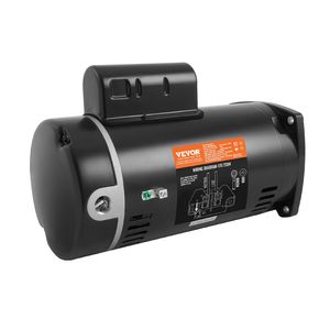 1 HP motore pompa piscina 56Y telaio 1.25 fattore di servizio 90 μF/250V condensatore CCW rotazione flangia quadrata 9 Amps/4.5 Amps sostituzione - Product Image 1