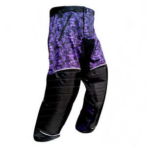 Pantalones Impermeables para Hombre con Estampado de Fuego, Cierre de Botones, Cintura Alta, Corte Regular, para Senderismo y Actividades al Aire Libre - Product Image 5