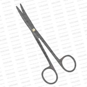 Ciseaux Mayo à lame dentelée CeraCoat (17 cm) courbés et droits, revêtement céramique avec lame inférieure micro-dentelée antidérapante pour la coupe des tissus - Product Image 6