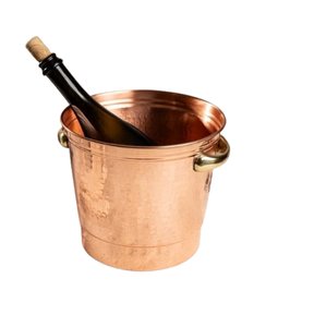 Copper Finished Cooler for Parties Sustainable Ice Bucket for Hotels Barware Latest Design Metal Ice Bucket Made in India - Product Image 5