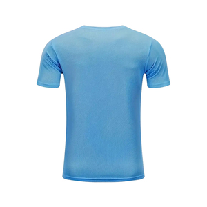 เสื้อยืดคัสตอม เสื้อยืดลำลอง เสื้อยืดคอกลม เสื้อยืดผู้ชาย เสื้อยืดเรียบง่าย แขนสั้น ผ้าคอตตอนผสม ผู้ผลิตเสื้อยืดสีพื้น - Product Image 2
