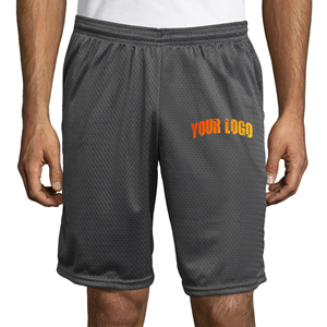 Pantalones Cortos de Malla Transpirables de Secado Rápido Hechos a Medida, Talla Grande, con Logotipo Impreso Personalizado, Ligeros, Estilo Urbano para Hombre - Product Image 6