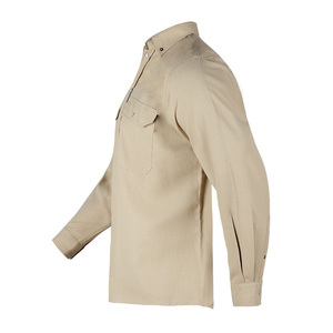 Chemise de travail personnalisée en coton, ignifuge, respirante, séchage rapide, antistatique, grande taille pour homme, sérigraphiée - Product Image 2