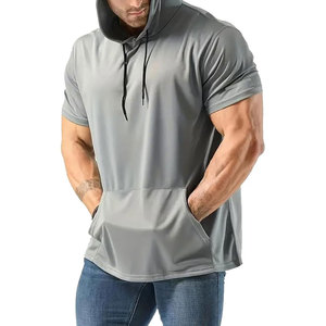 เสื้อยืดออกกำลังกายผู้ชาย แห้งเร็ว ระบายเหงื่อได้ดี แขนสั้น ผ้าตาข่าย ระบายอากาศ เหมาะสำหรับยิม วิ่ง ฝึกซ้อม ฟิตเนส - Product Image 4