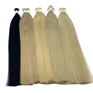 Cheveux humains de qualité durable, très vendus, cheveux vierges bruts du Vietnam, cheveux humains Remy, extensions de cheveux en vrac - Product Image 1