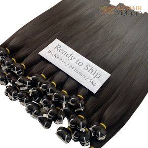 Fastly to Ship Super Double Drawn Bone Straight Disponible 20,22,24 ''Extensions de cheveux humains vietnamiens bruts non traités - Product Image 5