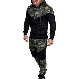 Custom Heavyweight Oversized 100% Polyester Breathable Heat-Transfer Printed Floral Winter Sporty Tracksuit Men Sweatpants <b>Set</b> - Product Image 2