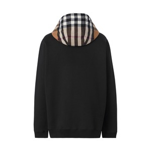 Sudadera con capucha y cremallera completa para hombre, con logo personalizado, de algodón bicolor, forro polar sólido, sudaderas con capucha y sudaderas para hombre - Product Image 2