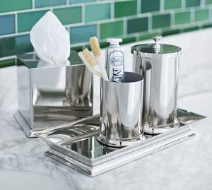 Elegante Juego de Accesorios de Baño de Metal Diseñado para Complementar Baños Contemporáneos con Acabados Pulidos y Accesorios Prácticos - Product Image 2