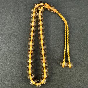 Chapelet musulman en résine Tasbih 99 perles, perles de prière islamiques faites à la main, écologiques, décoration intérieure, décoration religieuse, décoration fantaisie Ramadan - Product Image 6