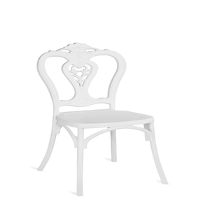 Silla de comedor de plástico blanco Regal apilable moderna colorida fiesta al aire libre evento café Hotel Villa exposición asientos al por mayor - Product Image 4