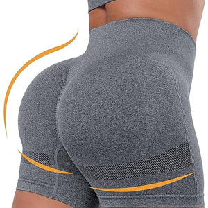 Shorts de Compresión de Cintura Alta Premium para Mujer con Impresión de Logotipo Personalizado – Shorts que Absorben la Humedad para Gimnasio, Deportes y Fitness - Product Image 2