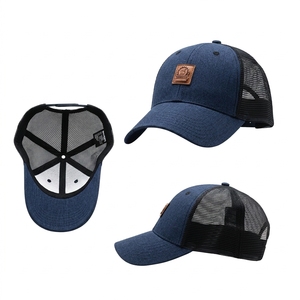Casquette en maille 6 panneaux OEM de haute qualité avec logo personnalisé, patchs sportifs, broderie 3D tendance, style hip-hop, décontractée, pour l'extérieur, les fêtes et les événements. - Product Image 5