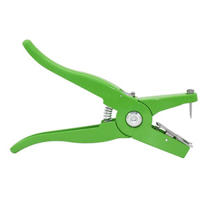 1 Pieza Pinza para Aretes de Oreja, Dispositivo de Control Animal, Pinza Metálica Verde para Aretes de Oreja, Herramienta de Identificación para Cerdos, Vacas, Ovejas y Conejos - Product Image 2