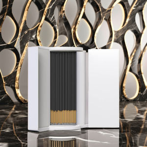 Bâtonnets d'encens de qualité supérieure de parfum de luxe Bâtonnets d'encens de couleur naturelle Bâtonnets d'encens ronds en bambou fabriqués en Inde - Product Image 3