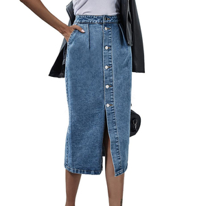Servicio OEM/ODM, Falda Vaquera Casual de Invierno para Mujer, Uso Diario, Material Suave, 100% Algodón, Secado Rápido, Patrón 3D de Ilusión Óptica - Product Image 2