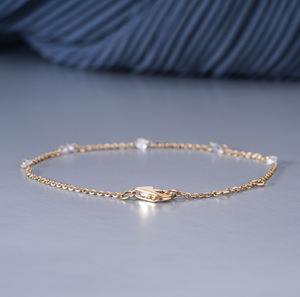 Wholesale <b>14K</b> <b>Gold</b> Lab Grown Diamond Chain <b>Bracelet</b> VS Clarity EF Color Luxury Women Jewelry - Product Image 2