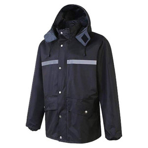 High-quality Waterproof Hard Shell Winter Windbreaker <b>Jacket</b> Customized Unisex Lightweight Waterproof Hooded Rain Suit - Product Image 2