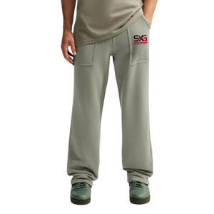 Pantalones Deportivos de Felpa para Hombre, Cintura Media, Secado Rápido, Cintura Elástica, Pierna Recta, Casuales, con Bolsillos Laterales - Product Image 2